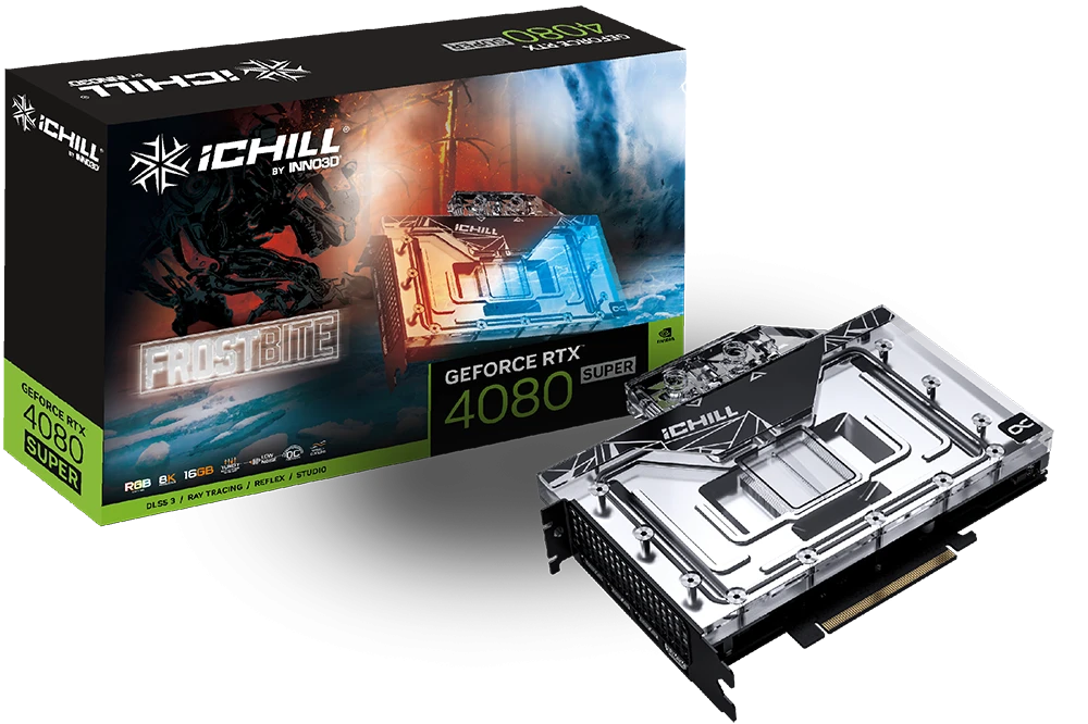 INNO3D GeForce RTX 4080 SUPER iCHILL FROSTBITE